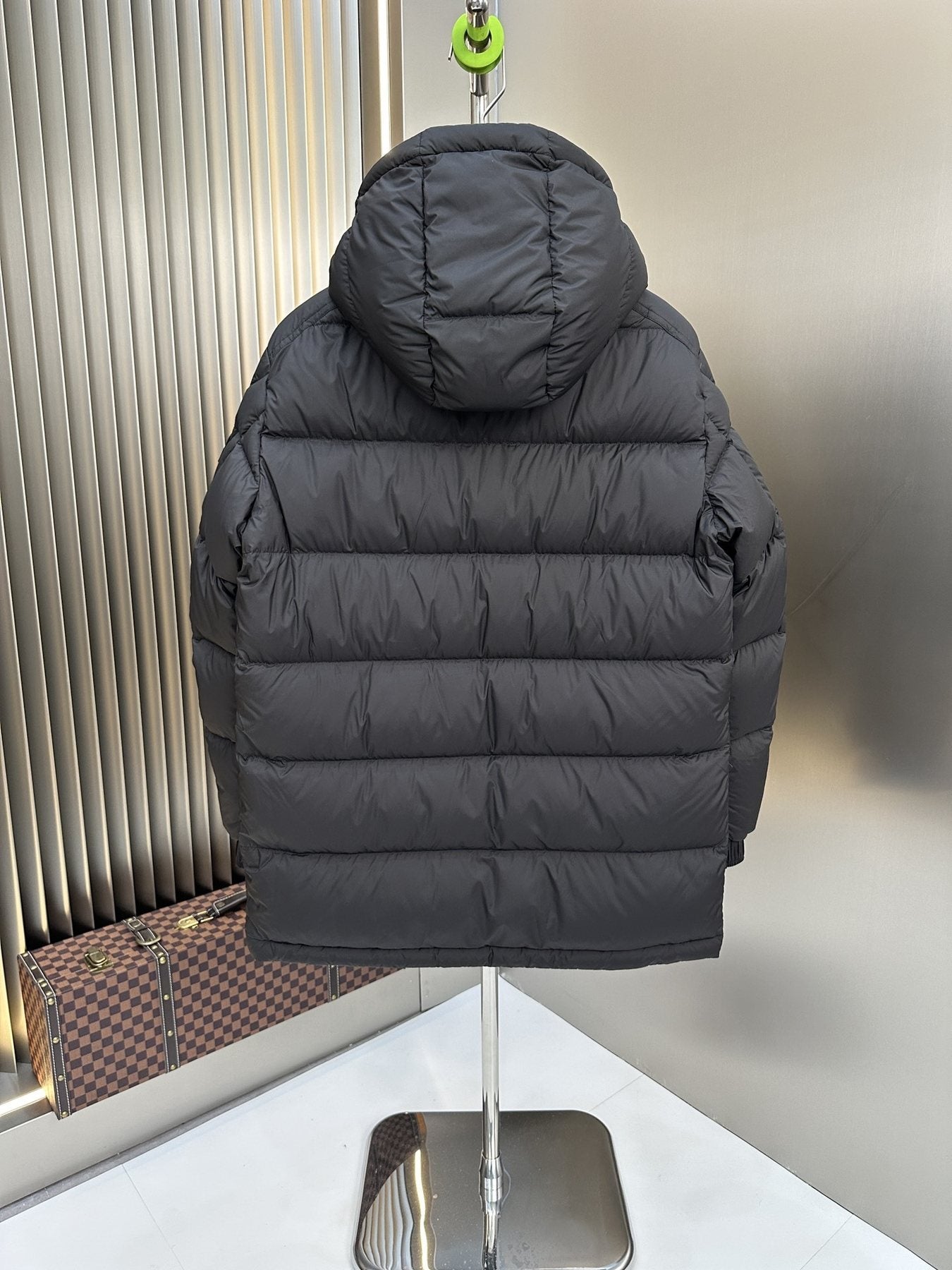 Men Moncler coat Hooded Quilted Puffer Jacket — back