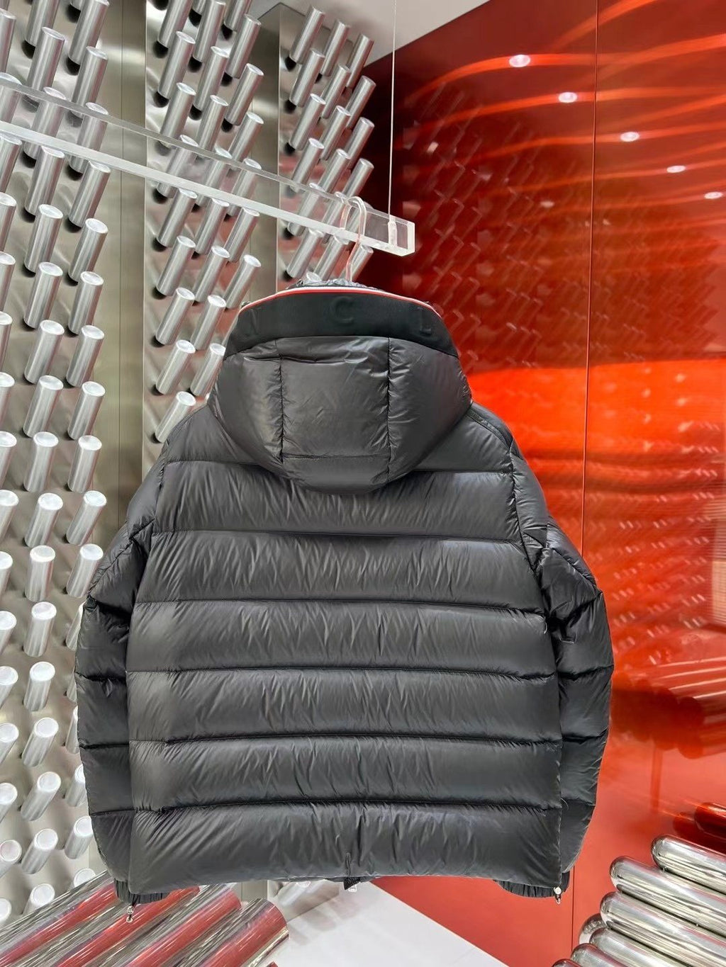 Moncler Hooded Quilted Puffer Coat — back