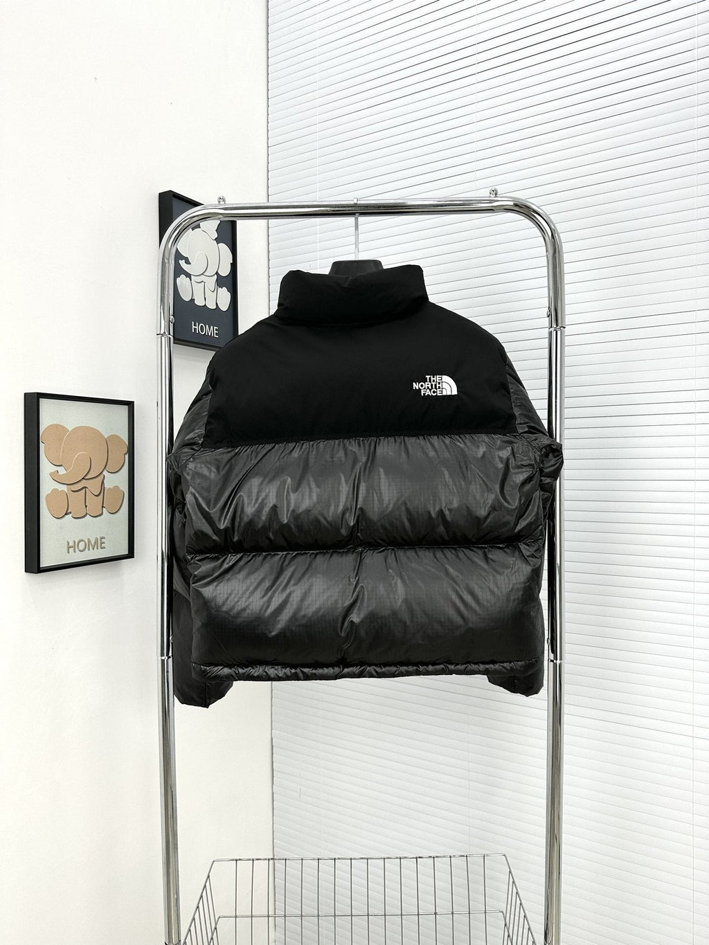 The North Face Women's Cropped Quilted Puffer Jacket — back