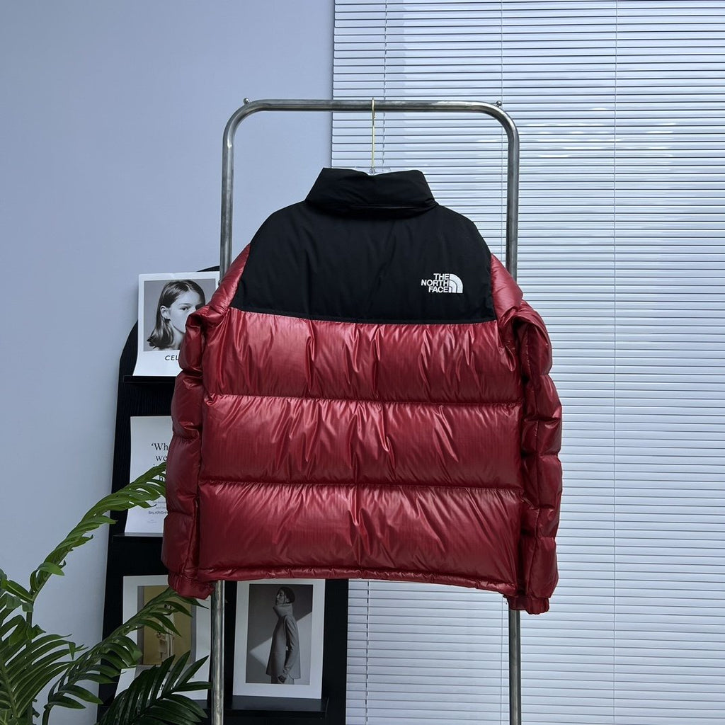 The North Face Color-Block Quilted Puffer Jacket — back