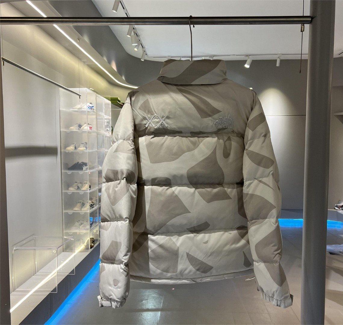The North Face Camouflage Puffer Jacket — back
