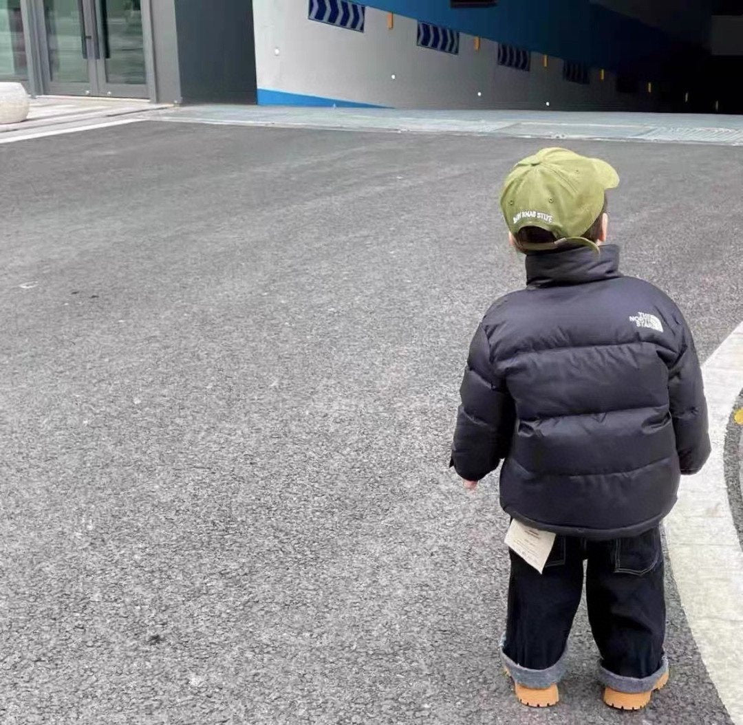 The North Face Kids' Color-Block Down Jacket — back