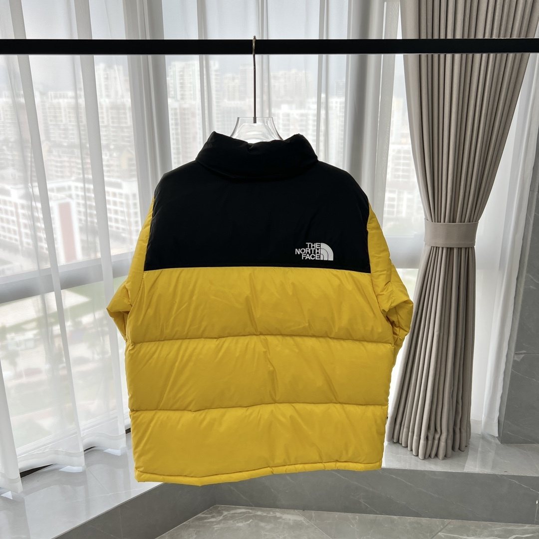The North Face Color-Block Puffer Jacket — back