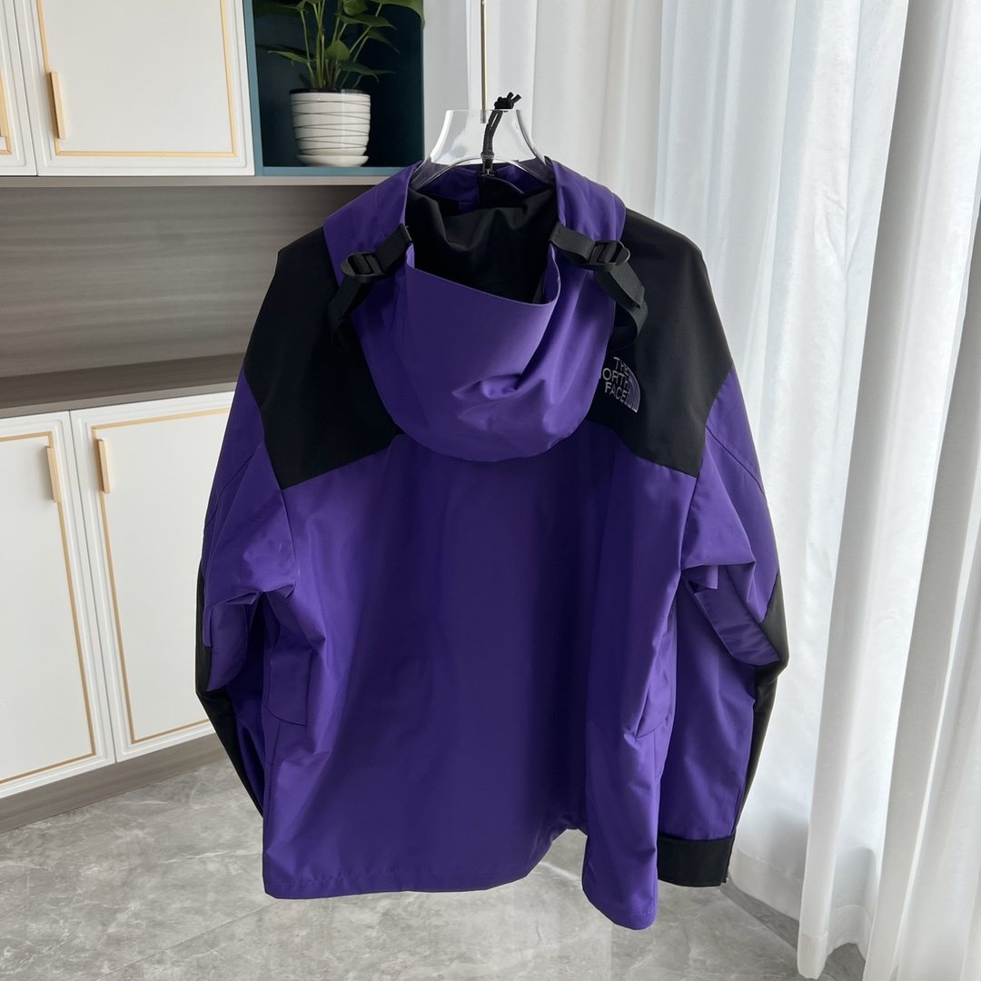 The North Face Color-Block Hooded Jacket — back