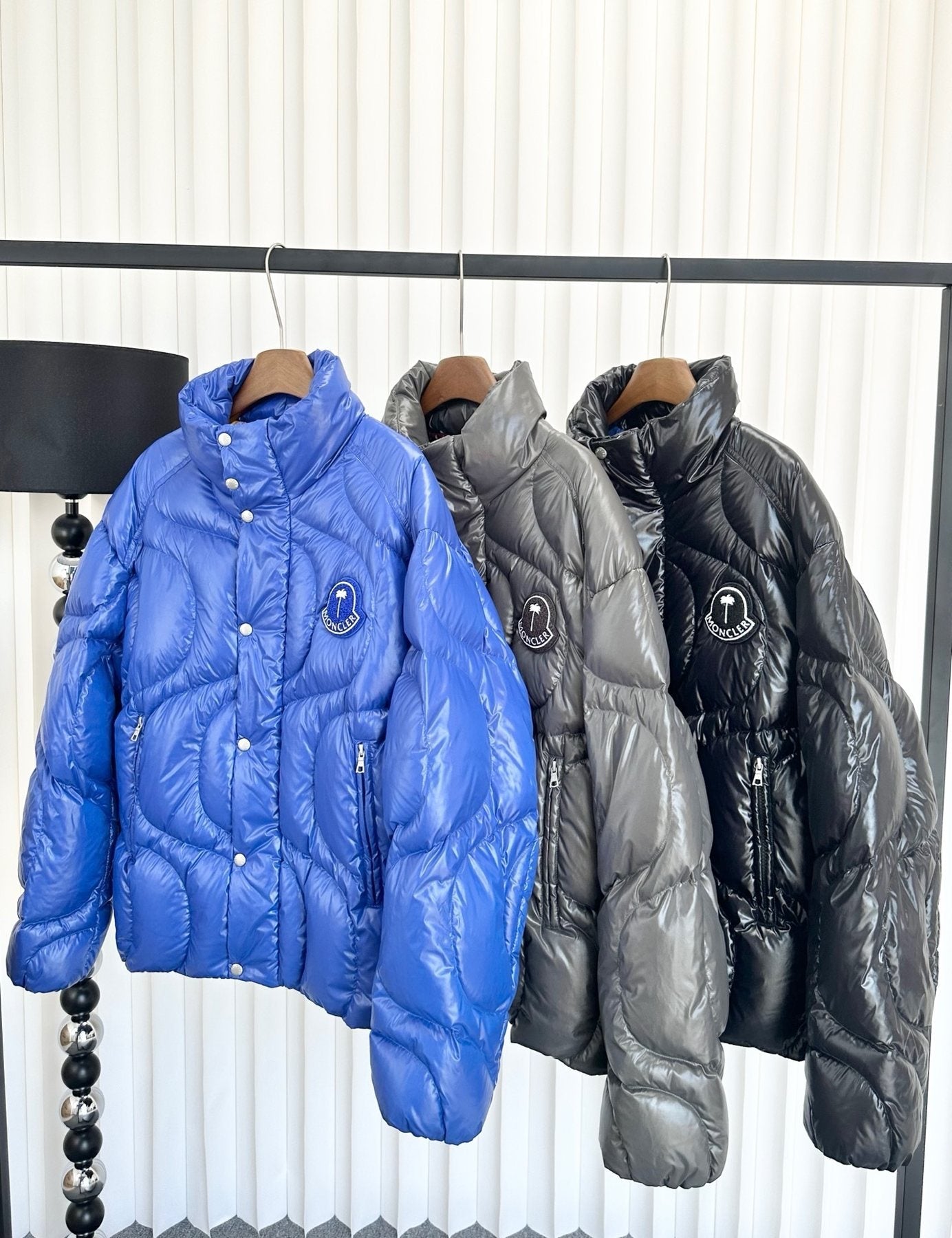 Moncler Quilted Short Down Coat — comparison