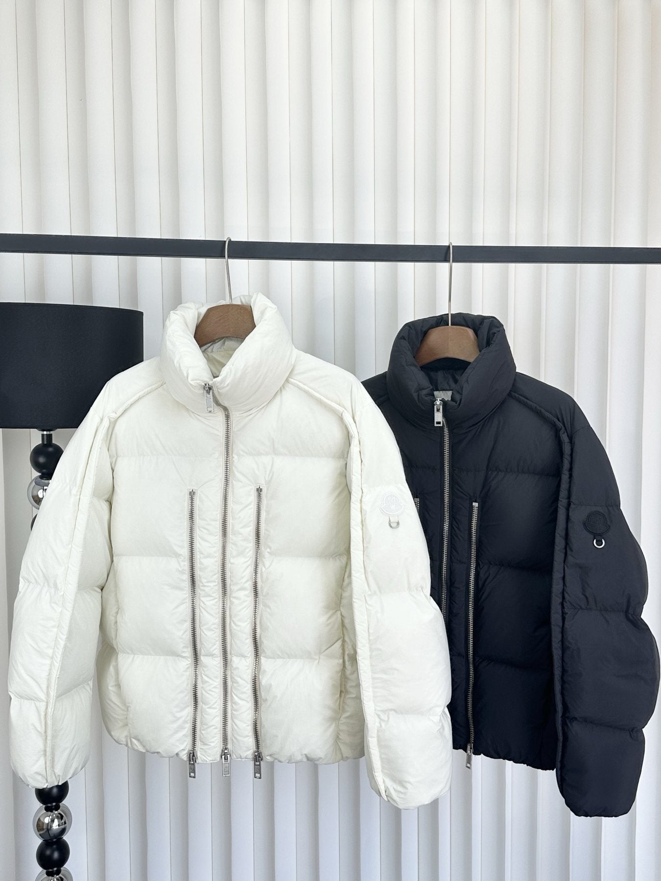 Moncler Quilted Stand-Collar Puffer Coat — comparison