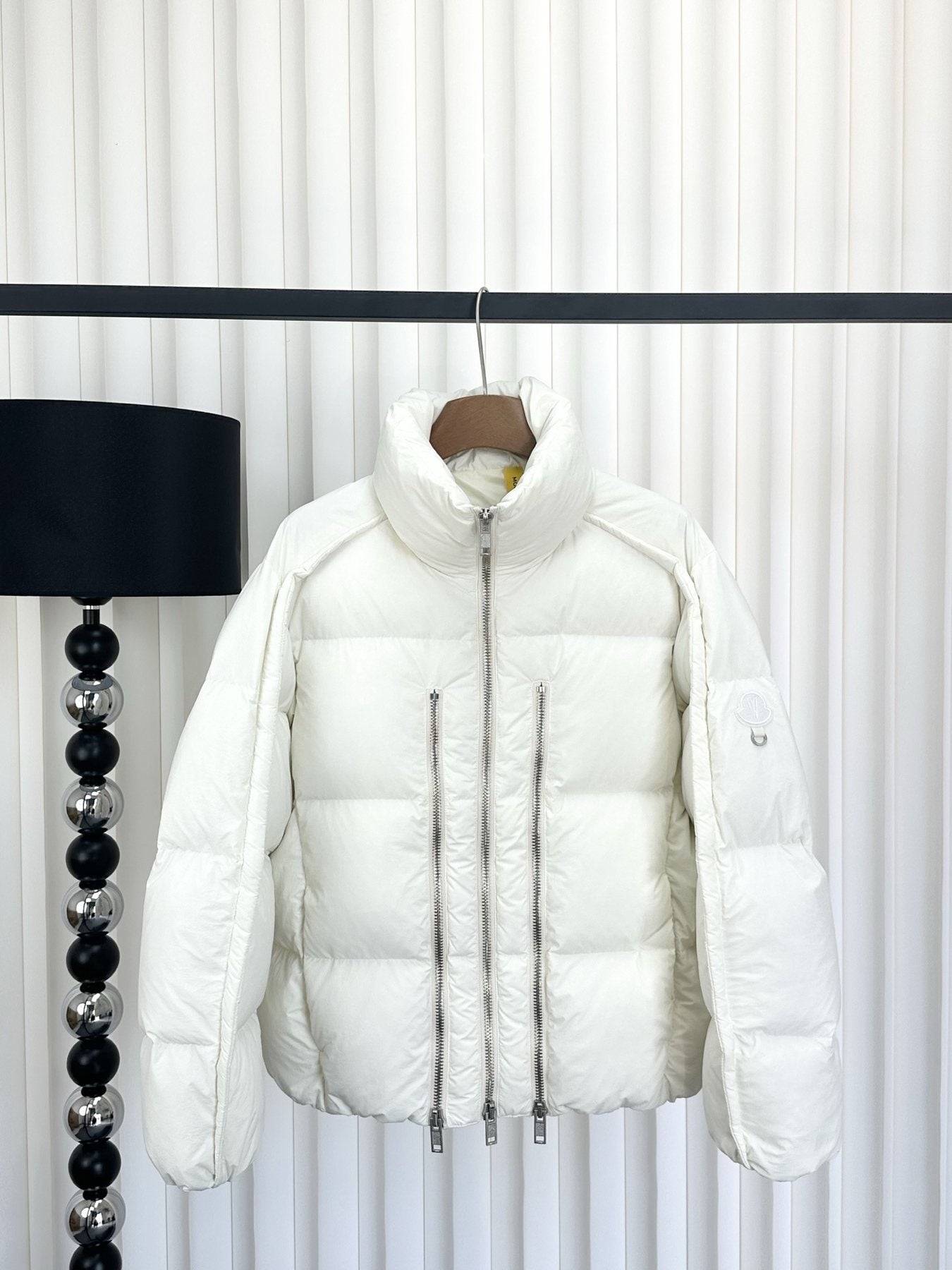 Moncler Quilted Stand-Collar Puffer Coat — front