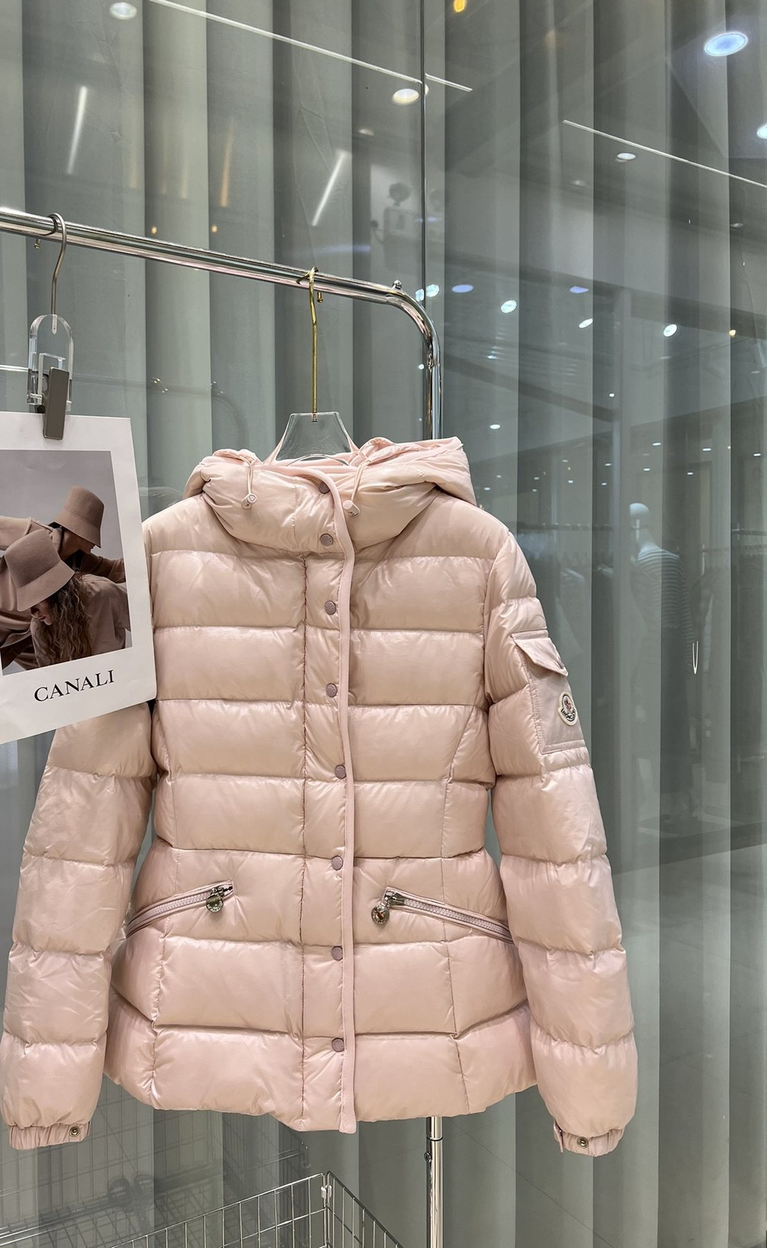 Moncler Hooded Quilted Puffer Coat — front