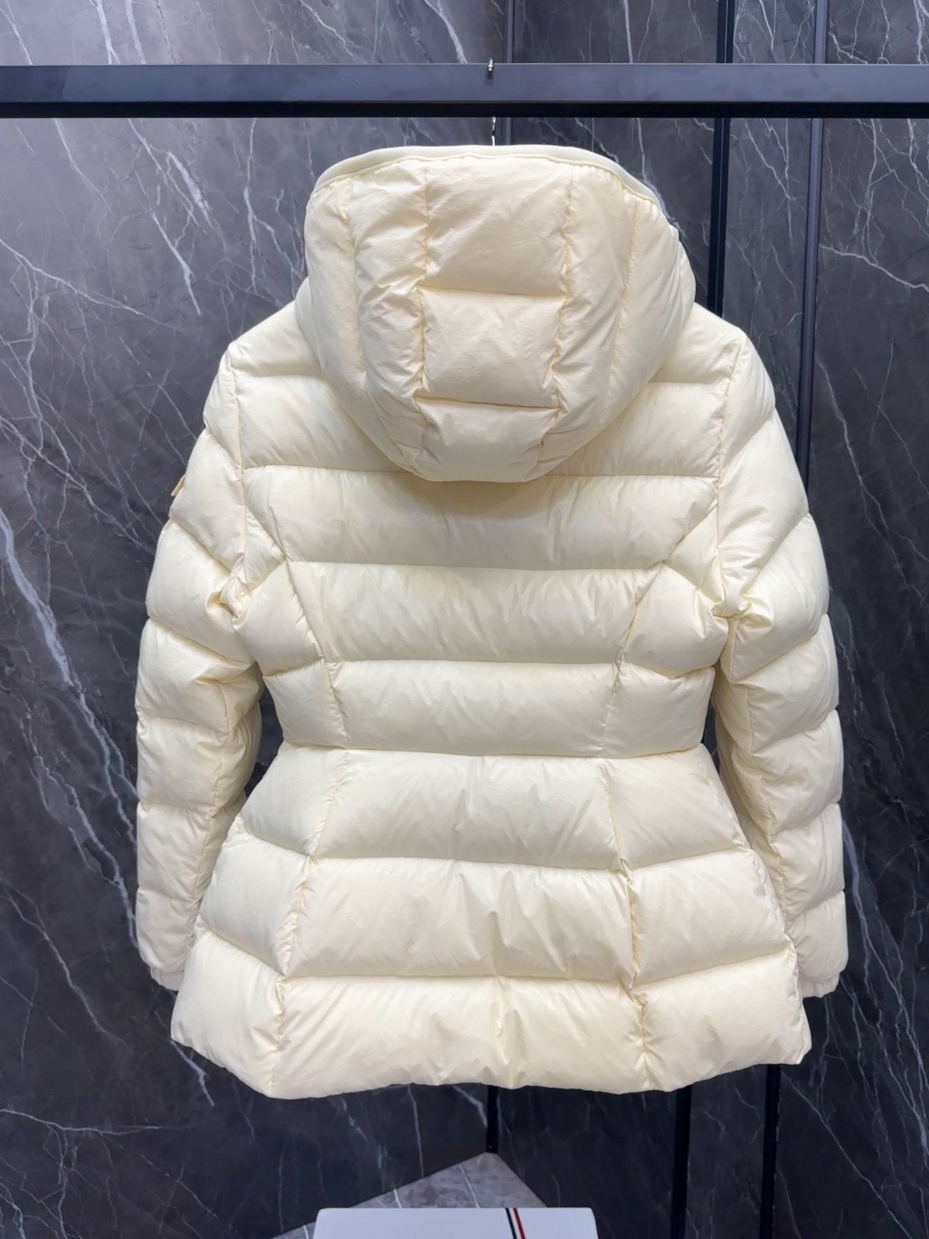Moncler Hooded Quilted Puffer Coat — back