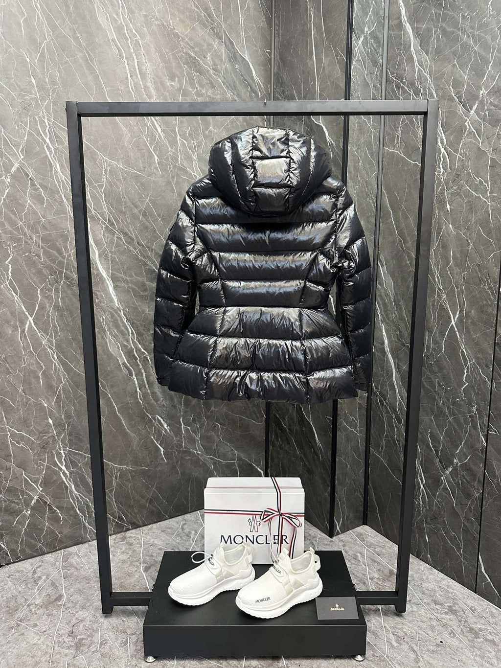 Moncler Hooded Quilted Puffer Coat — context