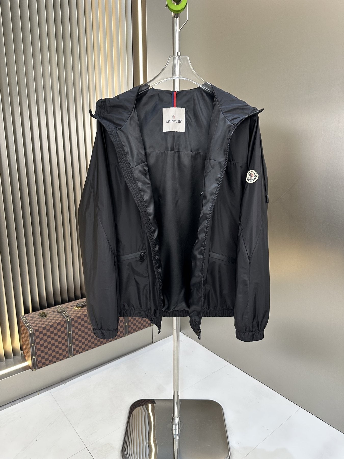 Moncler Hooded Zip Jacket — hang_tag