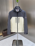 Moncler Color-Block Hooded Jacket — front