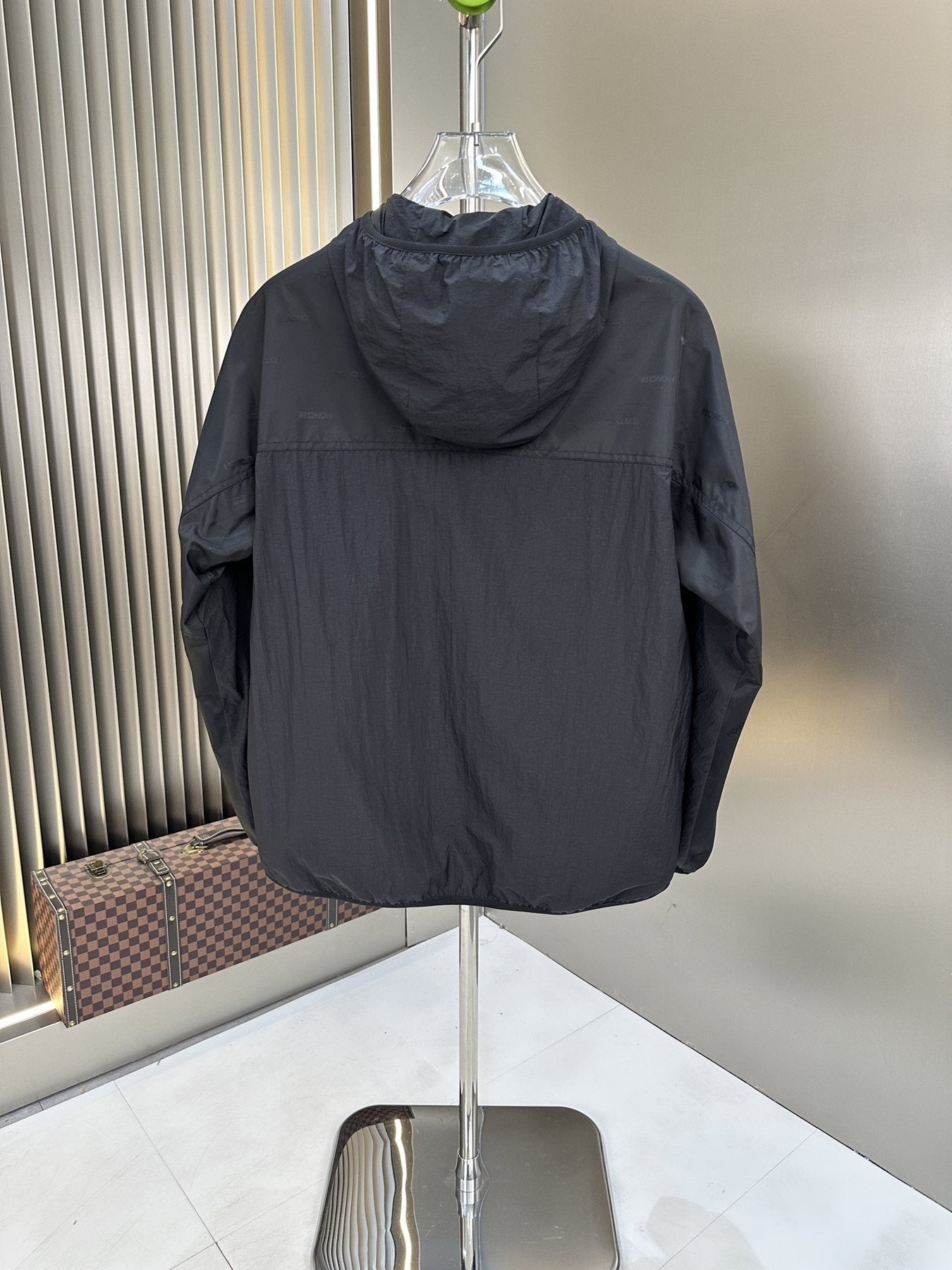 Moncler Hooded Full-Zip Jacket — back