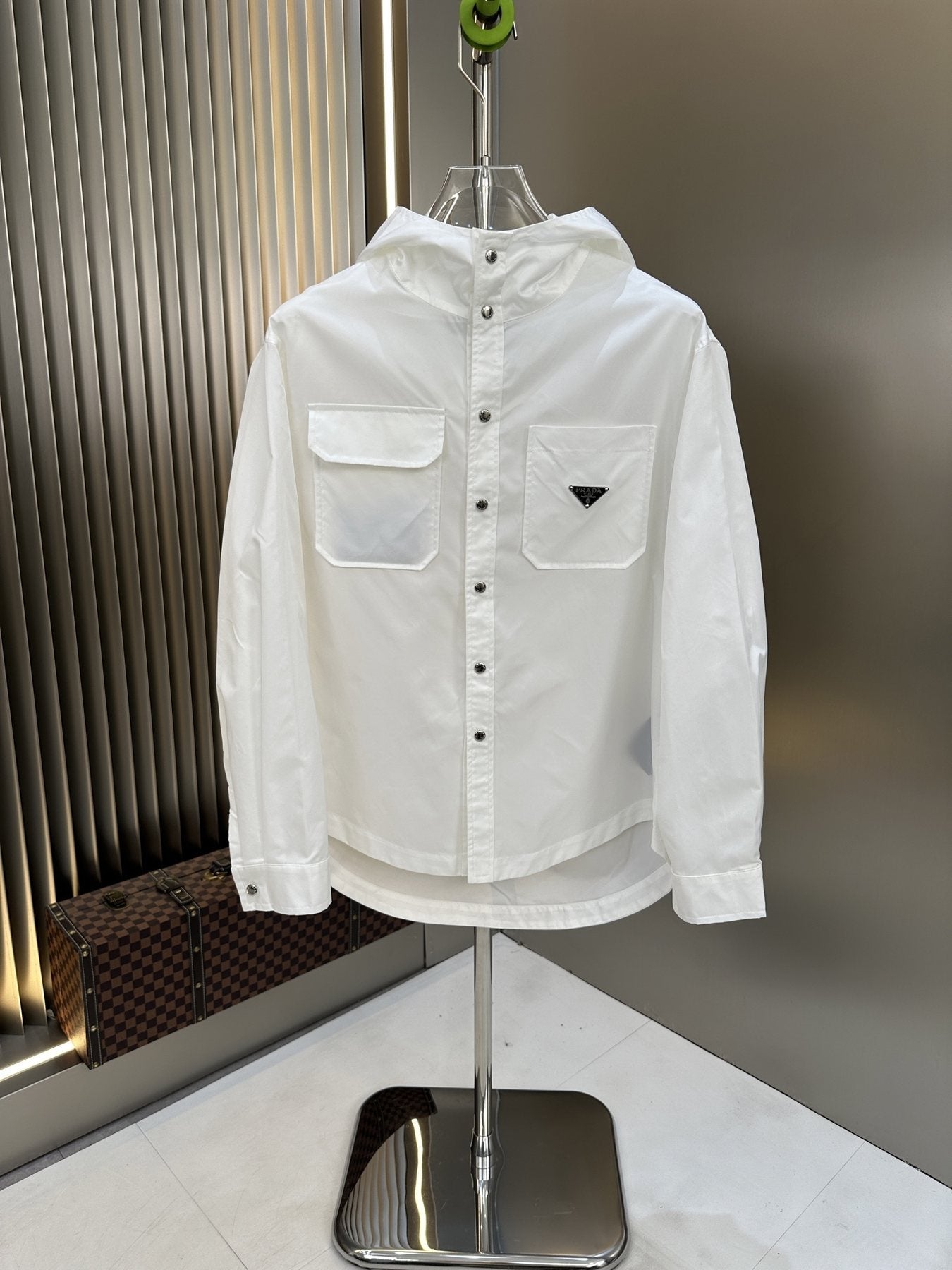 Prada Hooded Utility Jacket — front