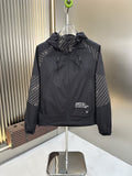 LV Hooded Zip-Front Jacket — hero