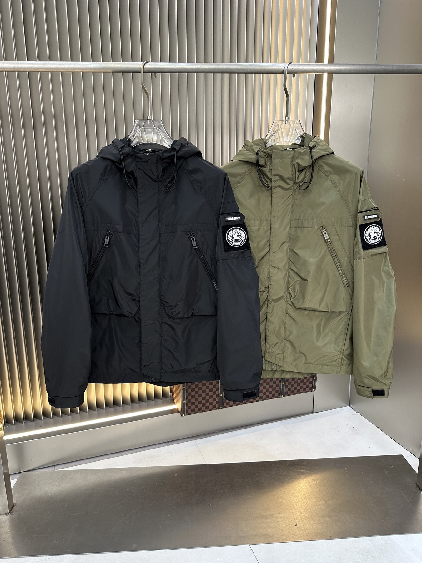 Burberry Hooded Utility Jacket — comparison