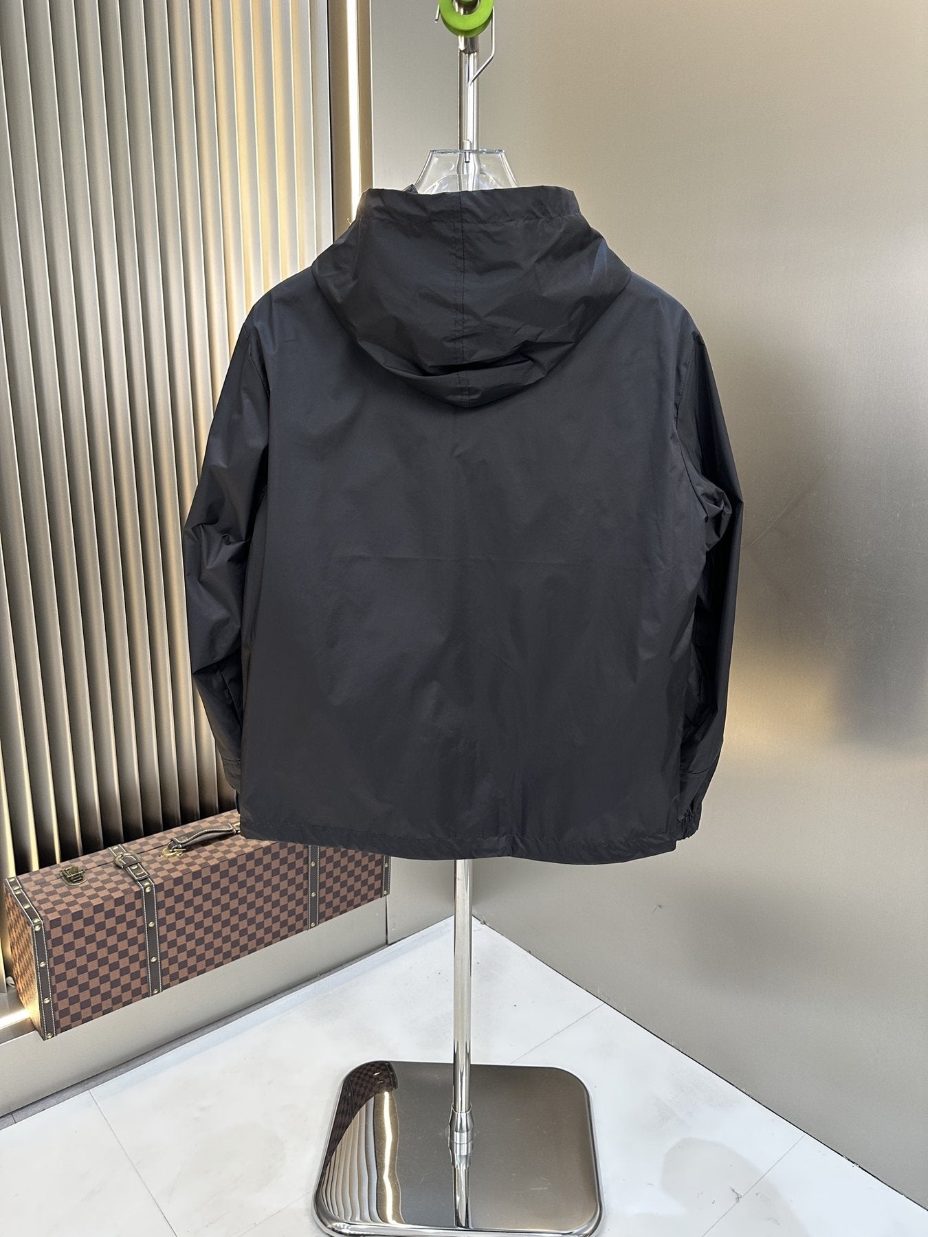 2026 Original Jacket Hooded Wordmark Windbreaker — back