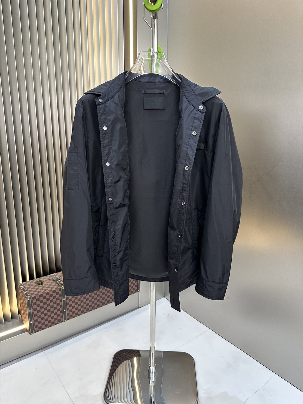 Prada Collared Utility Jacket — detail