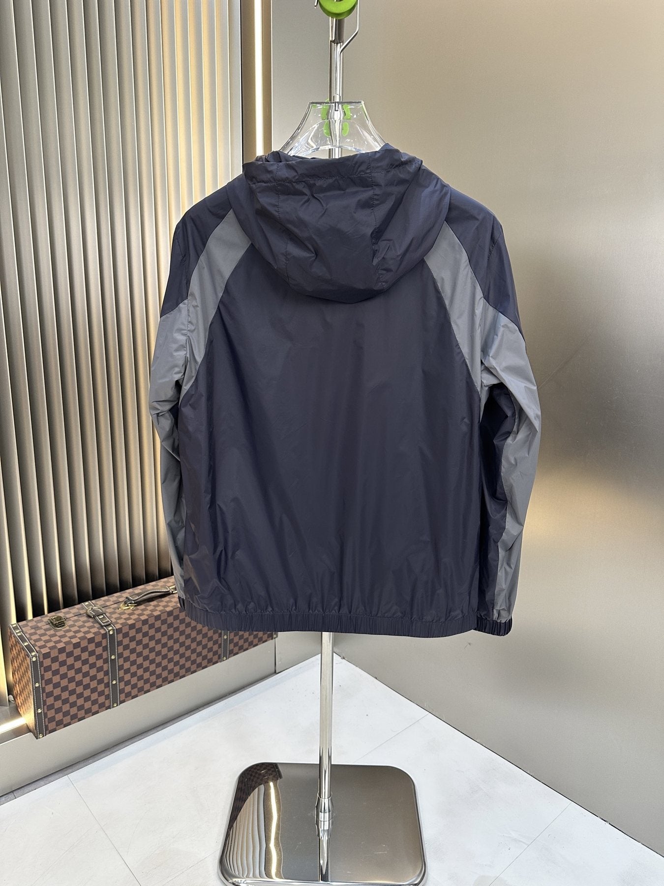 2026 Original Jacket Color-Block Hooded Windbreaker — back