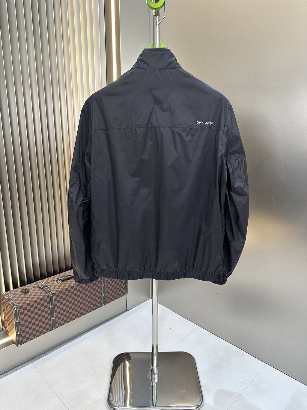 Moncler Stand-Collar Full-Zip Jacket — back