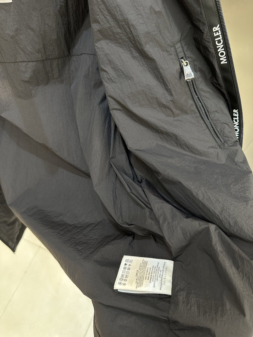 Moncler Hooded Utility Jacket — fabric_closeup