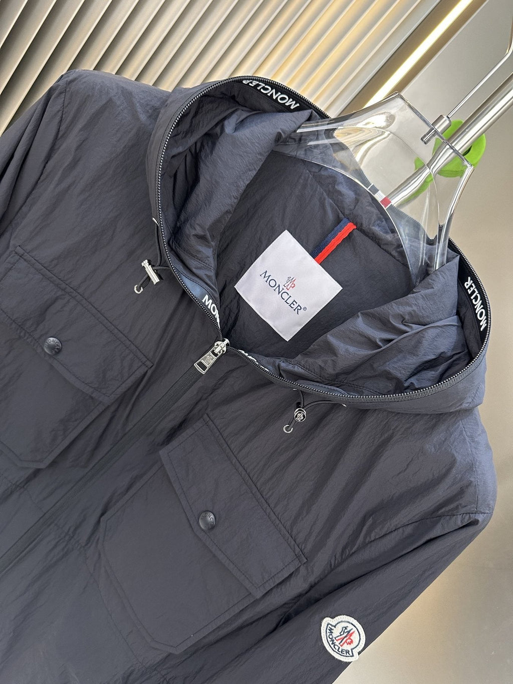 Moncler Hooded Utility Jacket — detail