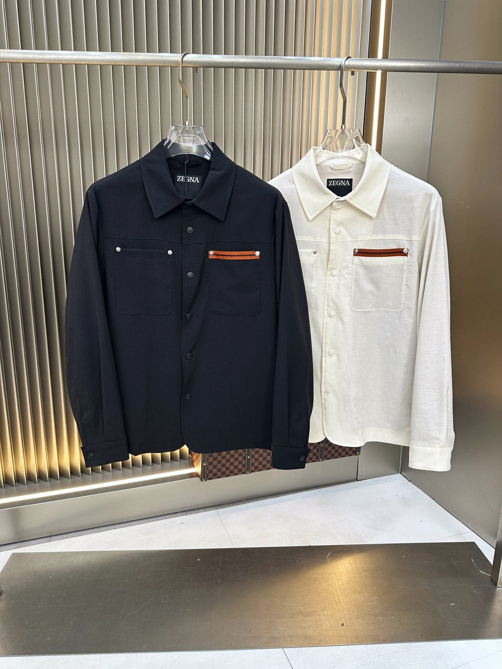 Prada Snap-Front Pocket Jacket — comparison