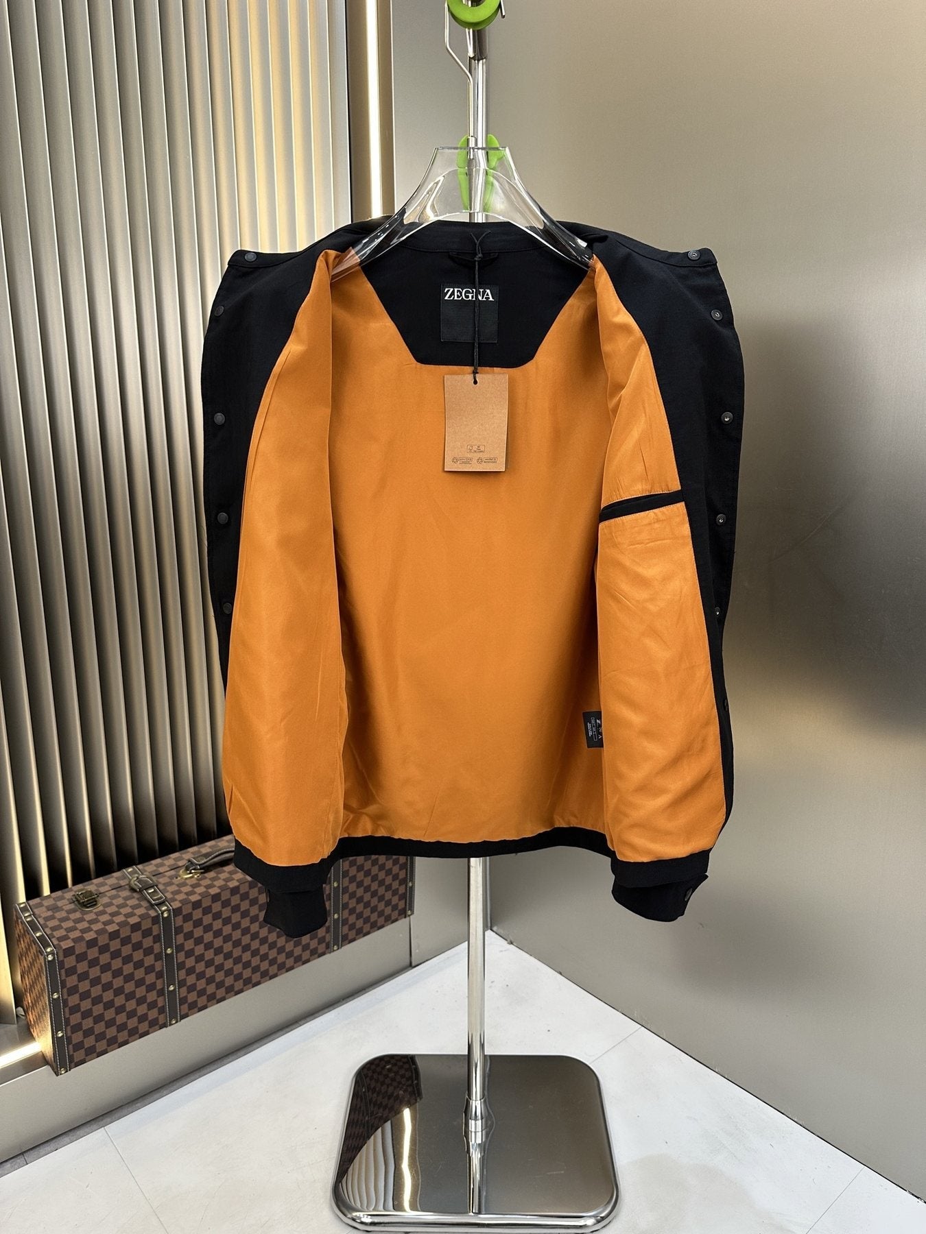 Prada Snap-Front Pocket Jacket — hang_tag