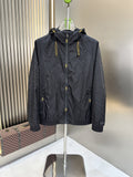Fendi Tonal Geometric Hooded Full-Zip Jacket — hero