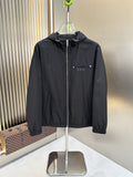 Zegna Hooded Zip-Front Jacket — hero