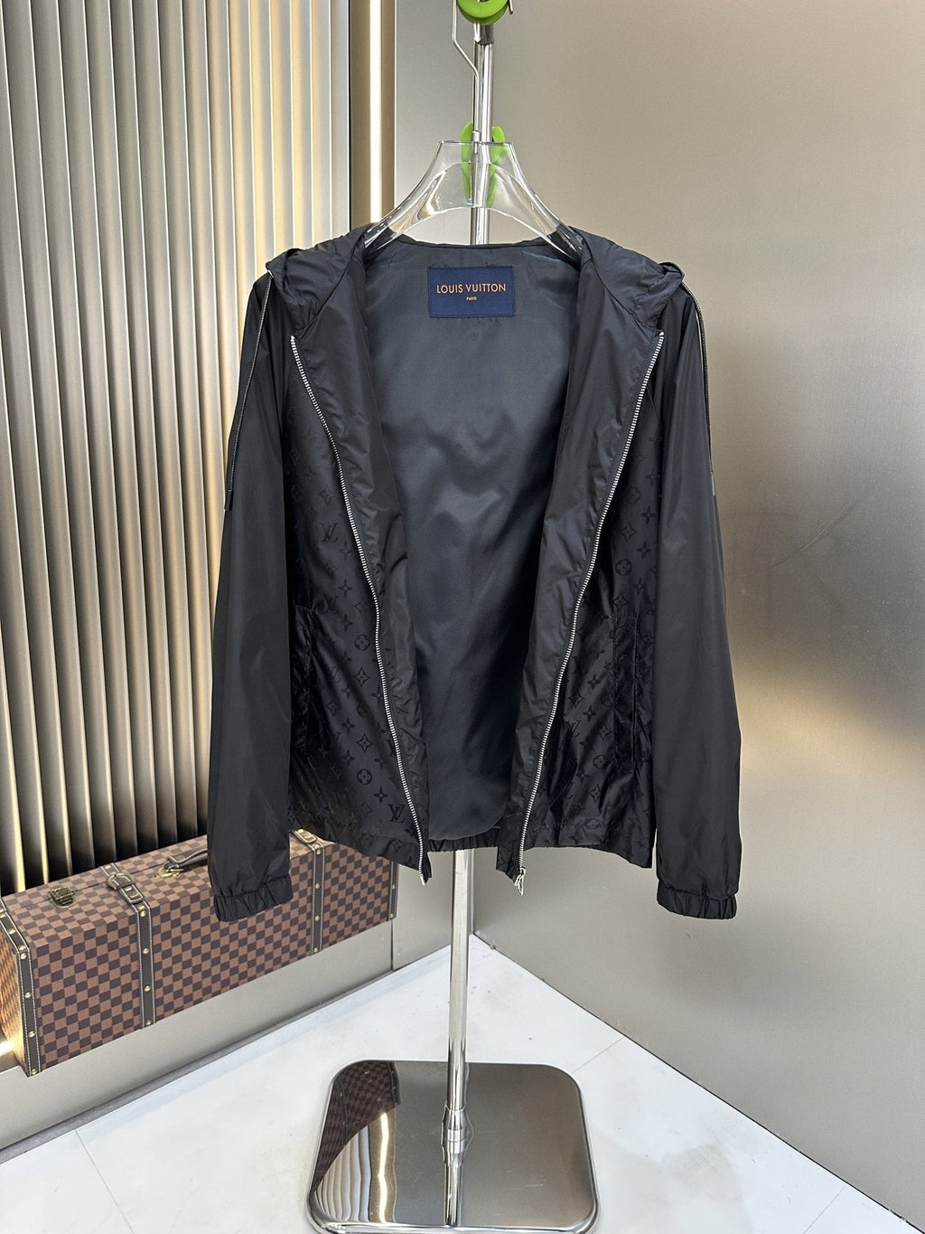 LV Tonal Monogram Hooded Windbreaker — hero