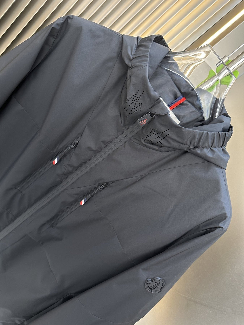 Moncler Hooded Zip Jacket — detail