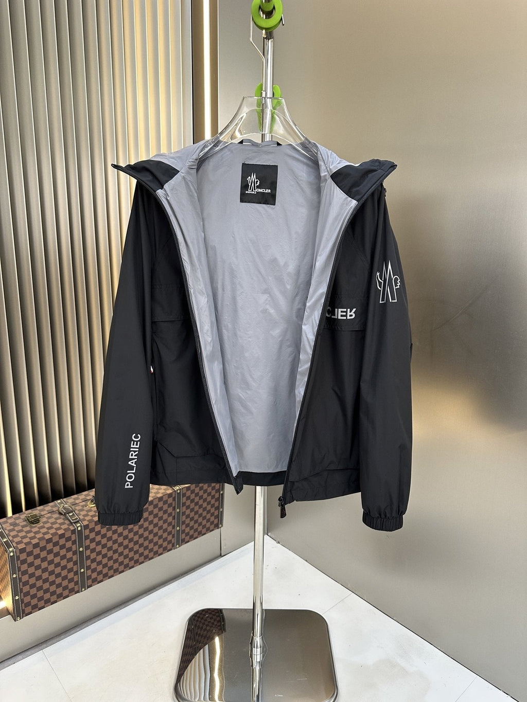 Moncler Panel Hooded Jacket — detail