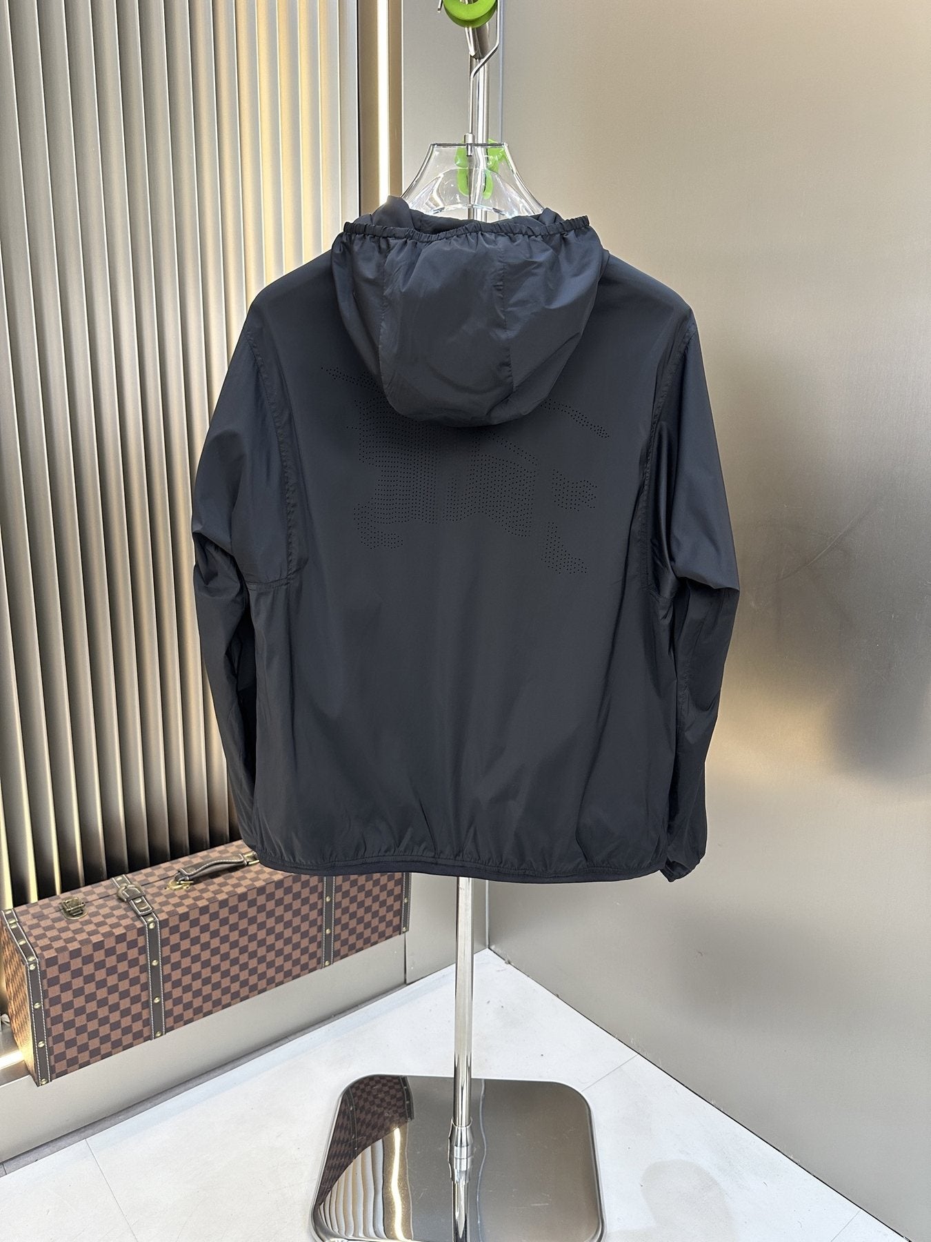 Burberry Hooded Full-Zip Jacket — back