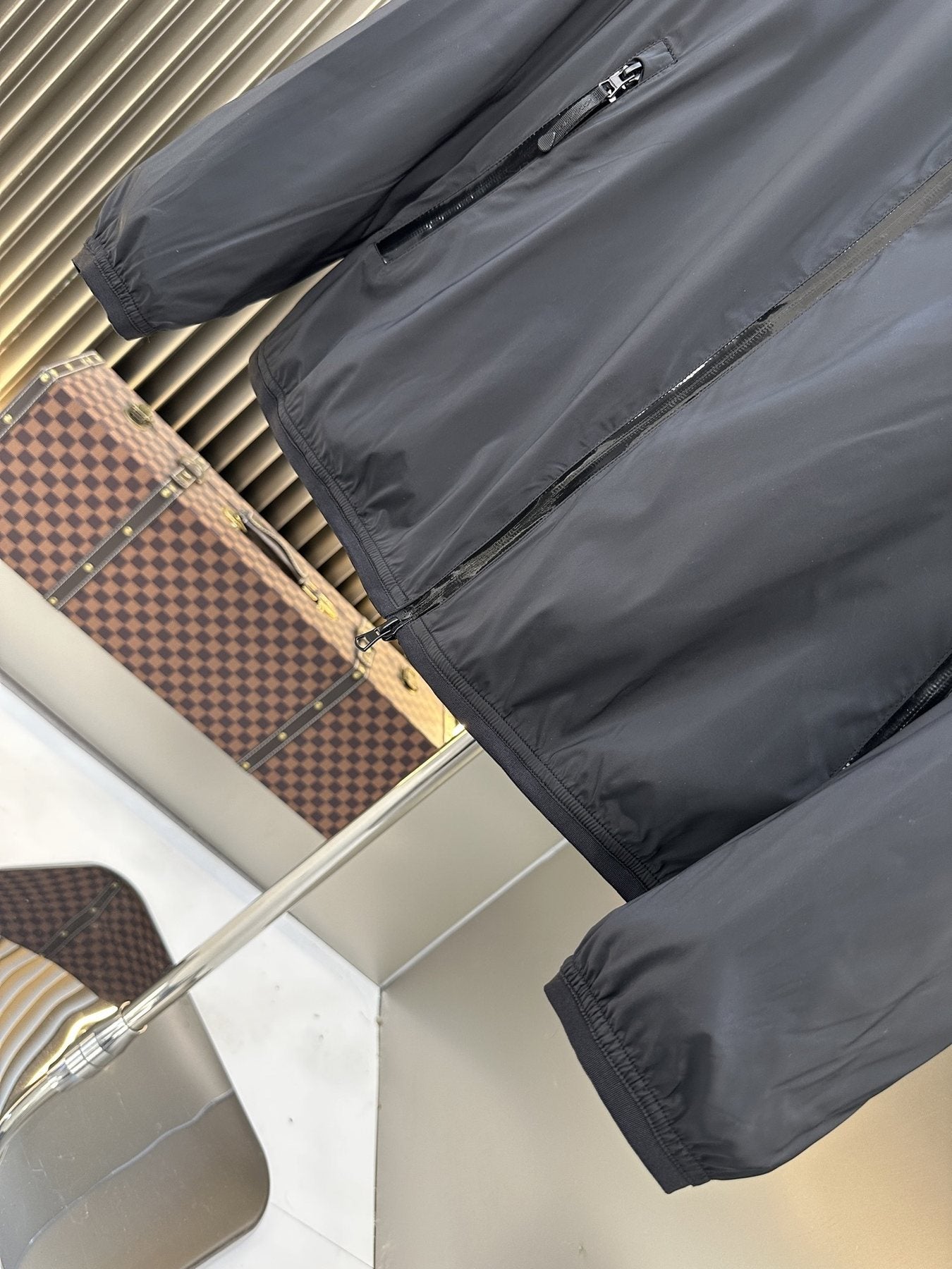 Burberry Hooded Full-Zip Jacket — detail