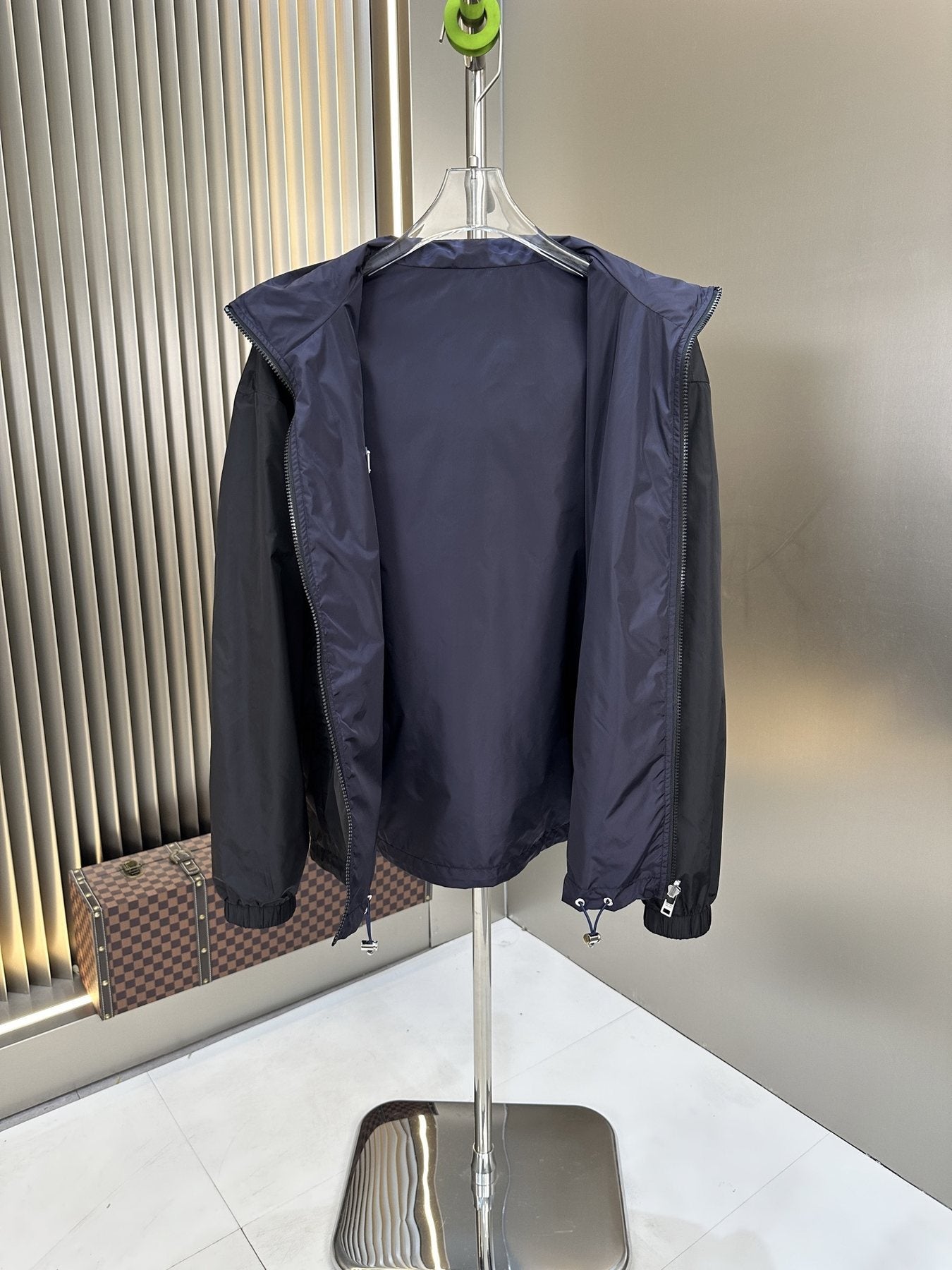 Prada Hooded Zip Jacket — detail