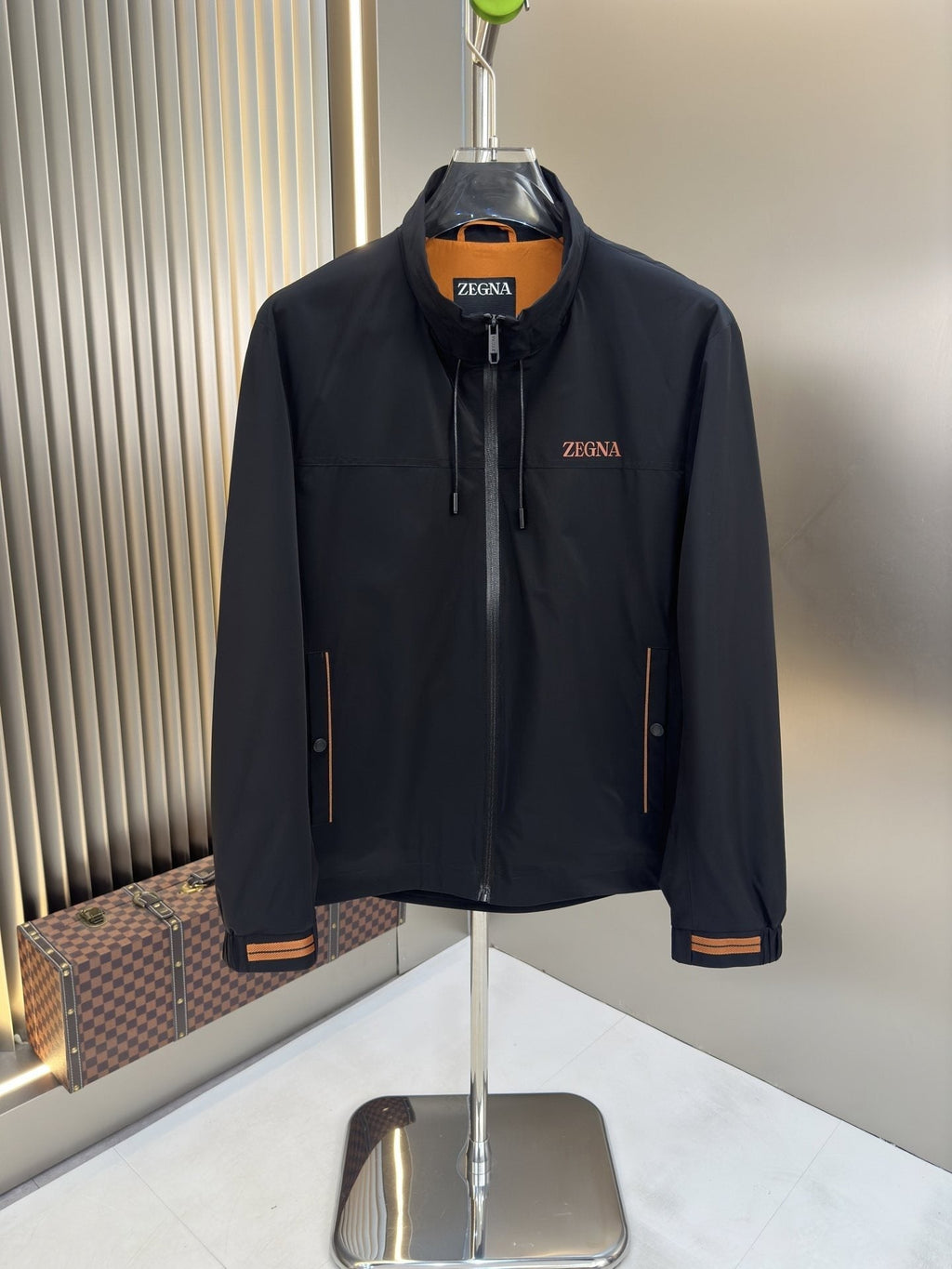 Zegna Stand-Collar Zip Jacket — hero