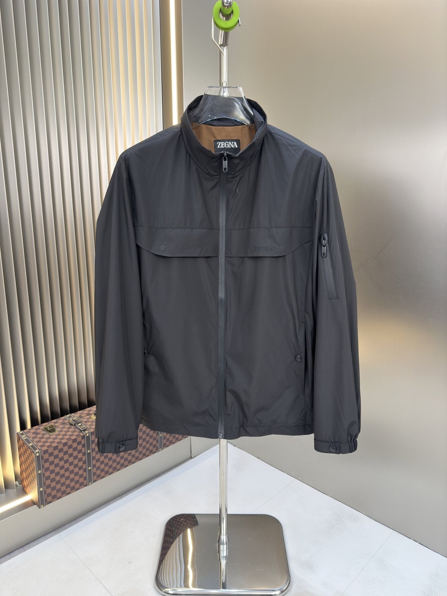 Zegna Zip-Front Utility Jacket — hero