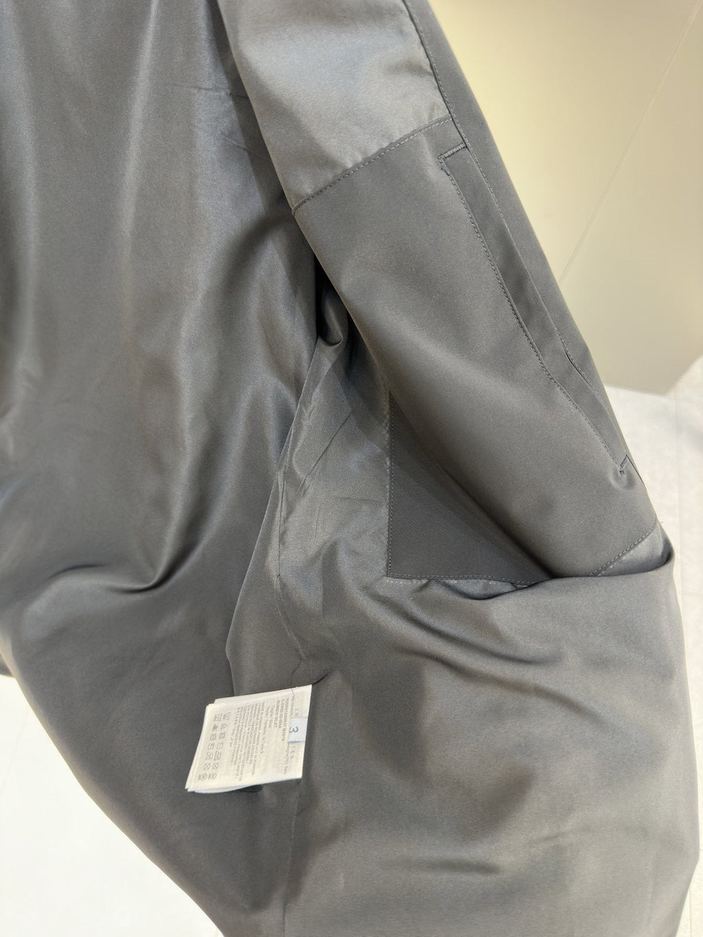 Moncler Hooded Tonal-Panel Zip Jacket — fabric_closeup