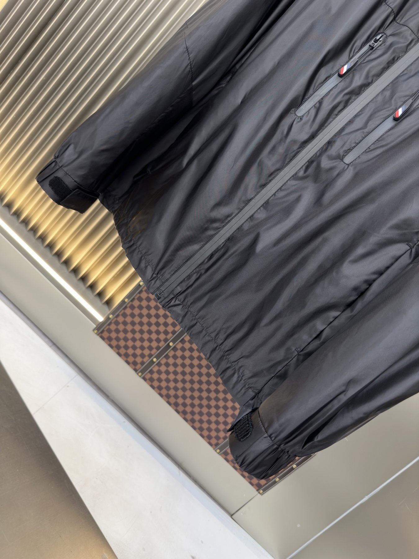 Moncler Hooded Full-Zip Jacket — detail