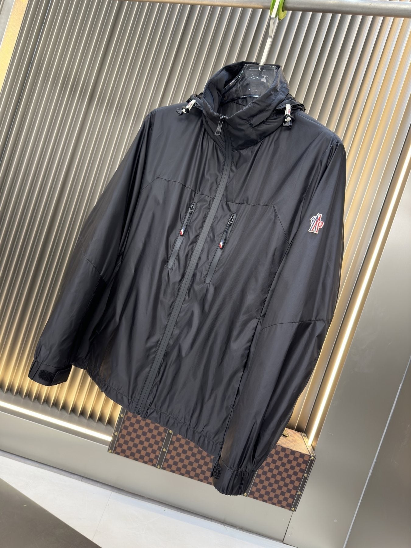 Moncler Hooded Full-Zip Jacket — front