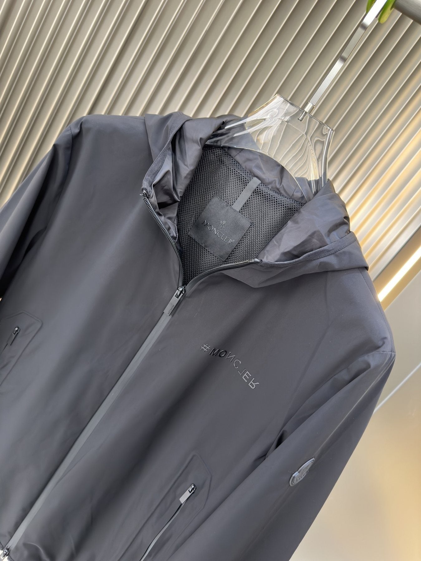 Moncler Hooded Zip Jacket — detail