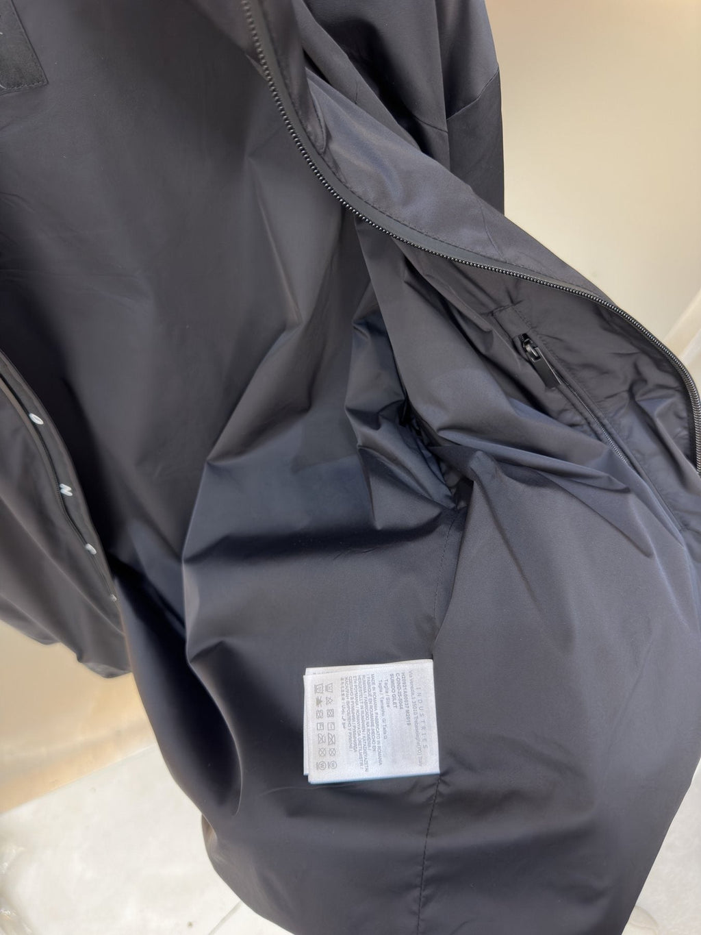 Moncler Hooded Zip Jacket with Chest Pocket — neck_label