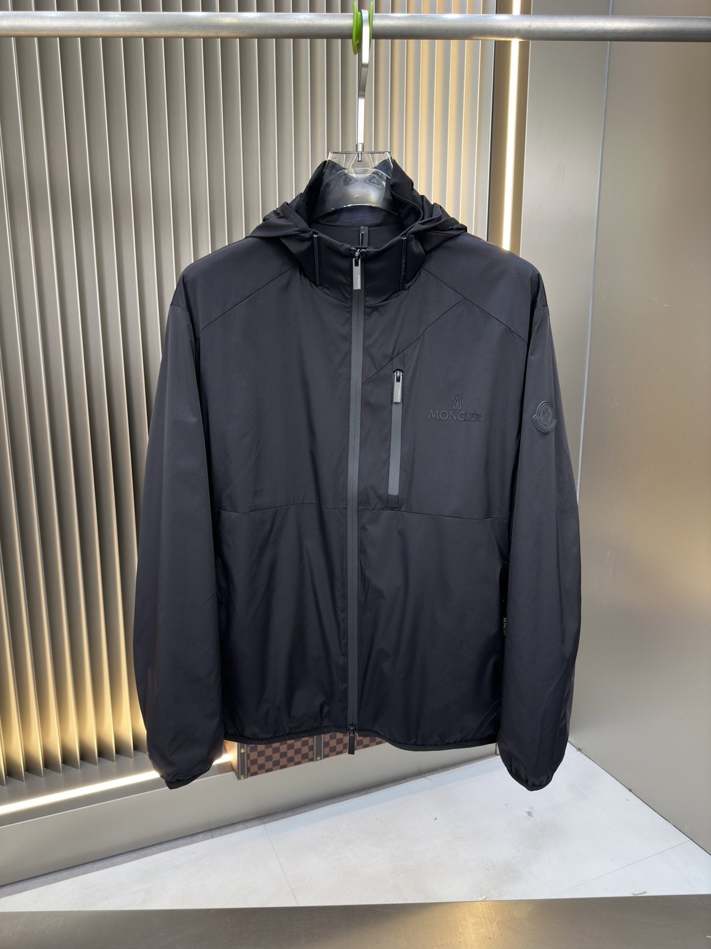 Moncler Hooded Zip Jacket with Chest Pocket — hero