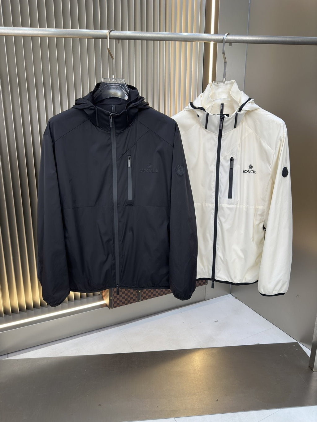 Moncler Hooded Zip Jacket with Chest Pocket — comparison