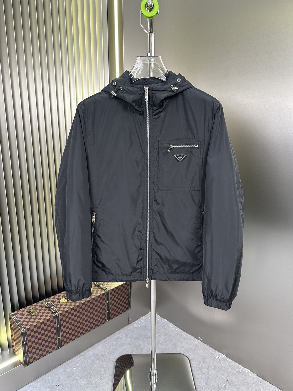 Prada Hooded Zip Jacket — hero