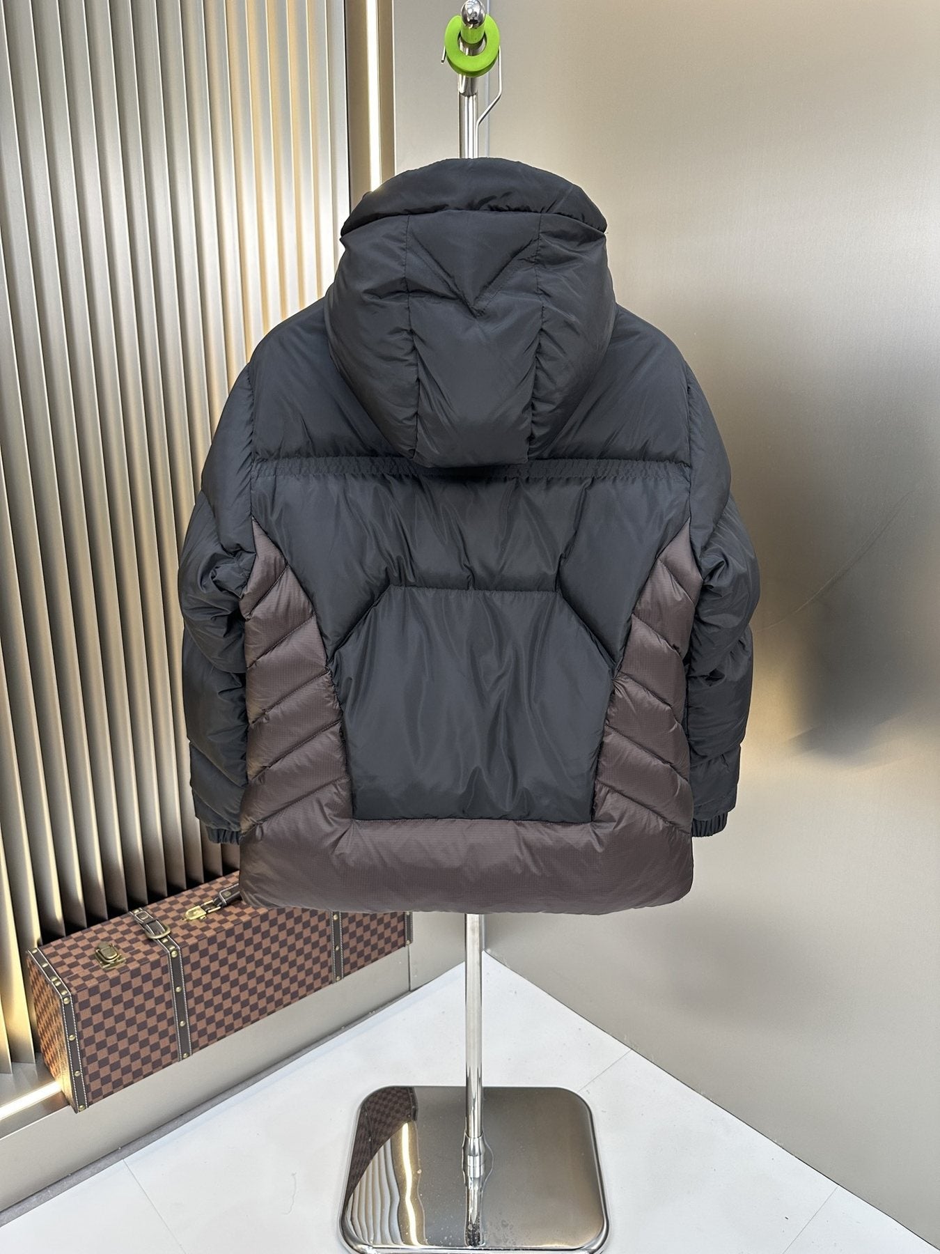 Moncler Hooded Quilted Puffer Coat — back