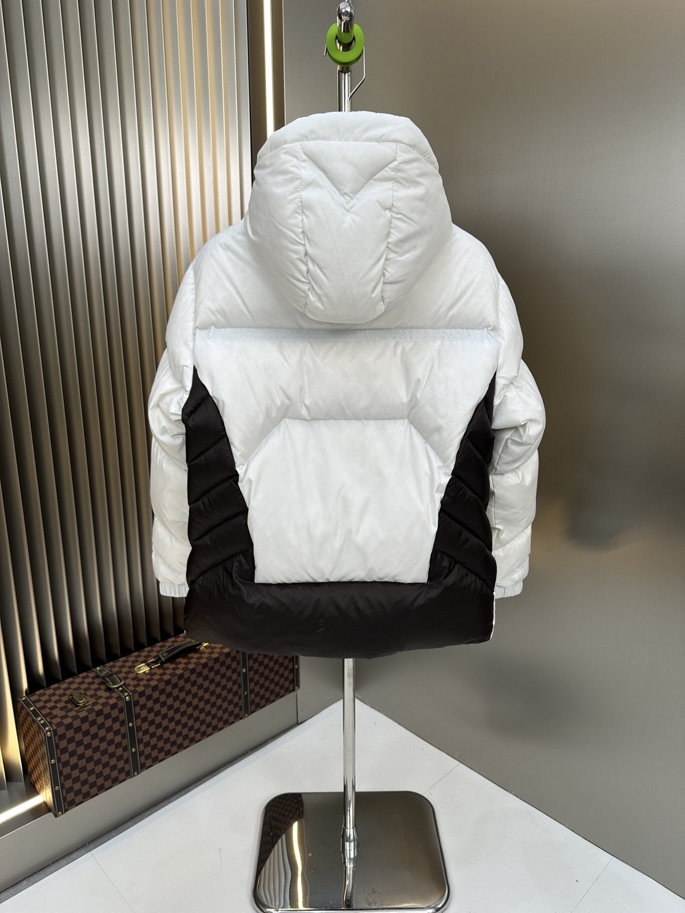 Moncler Hooded Quilted Puffer Coat — back