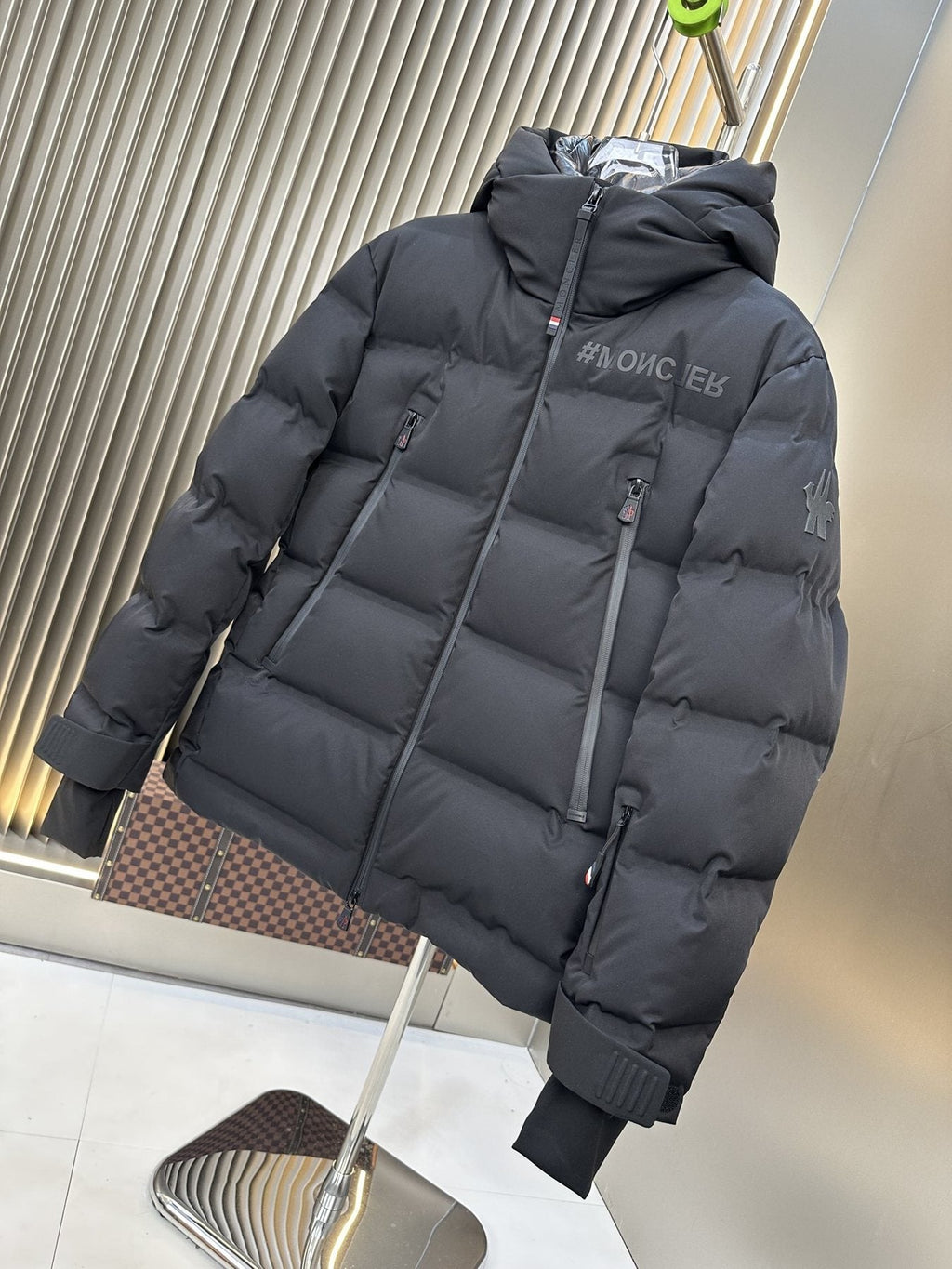 Moncler Hooded Quilted Puffer Coat — front