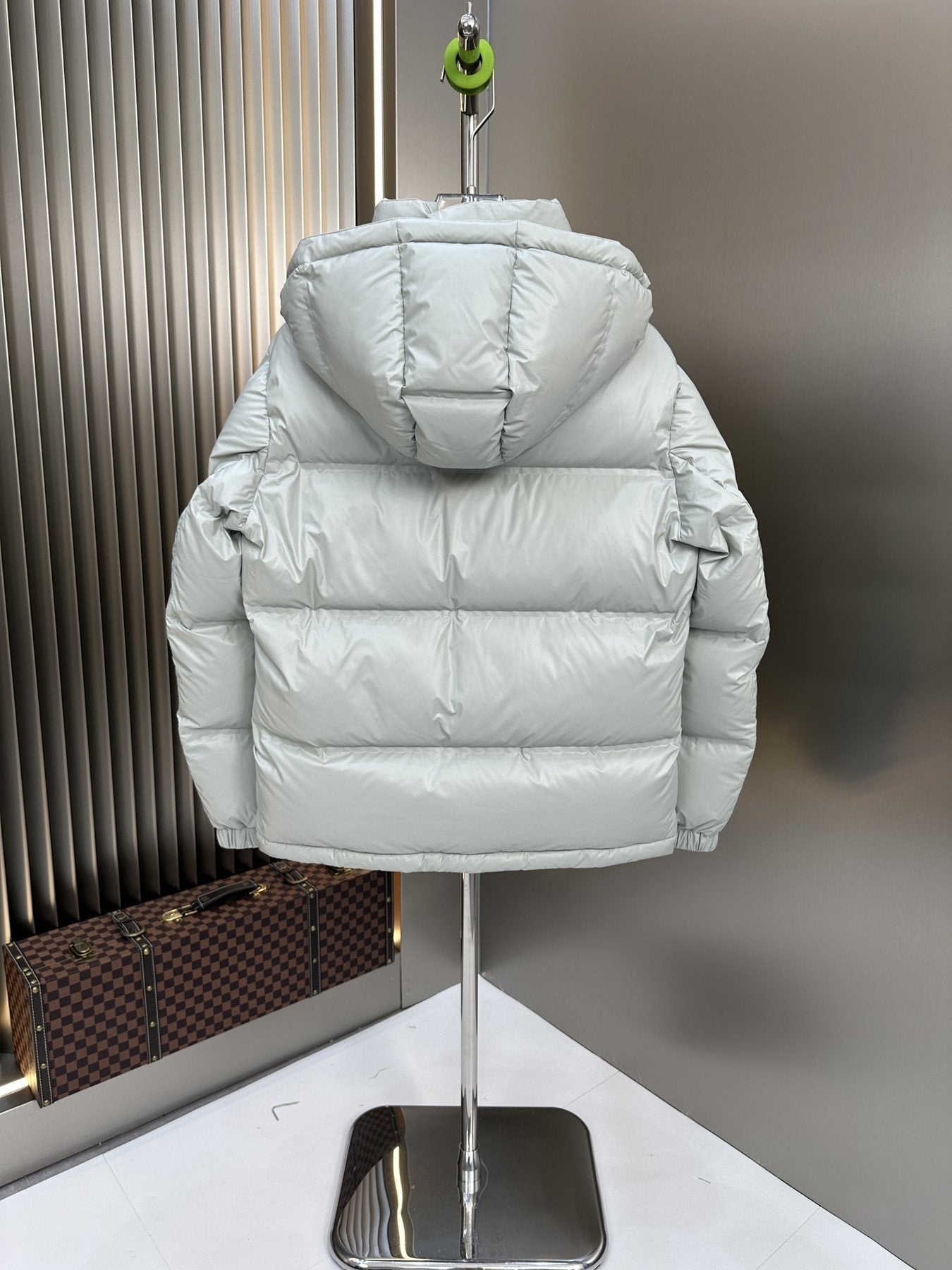 Prada Hooded Quilted Puffer Jacket — back